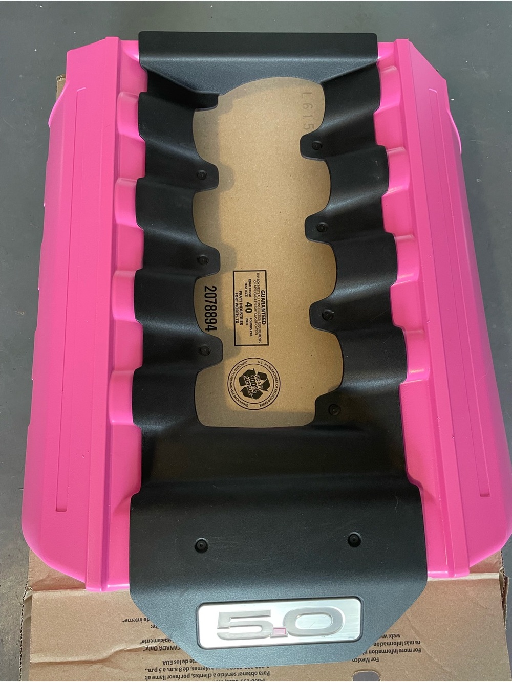 2016 Mustang GT 5.0 engine intake cover